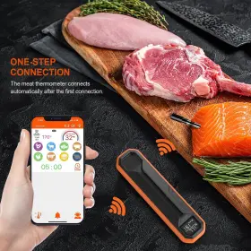 HONGKONG-1 DEWJOM Wireless Meat Thermometer Digital Cooking #2