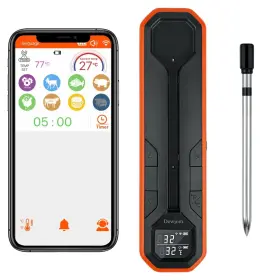TM-W2 DEWJOM Wireless Meat Thermometer Digital Cooking Prob