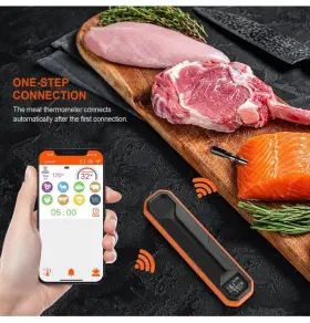 X004ADM1ND DEWJOM Wireless Meat Thermometer Digital Cooking #2
