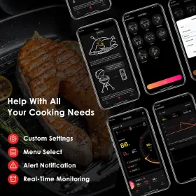 XSP-109 DIGITAL Ultra Probes Lcd Display Food Thermometer Bbq #3