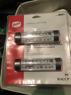 K6471 DON Refrigerator Freezer Thermometer