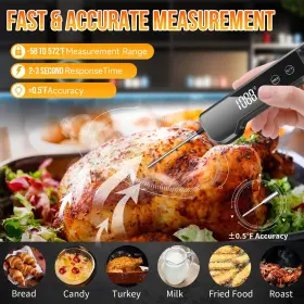 732404355256 DONSTOCK Meat Thermometer Digital Food Cooking #2