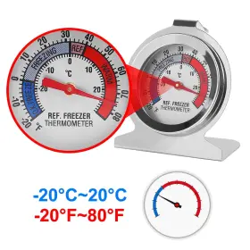 687117725011 DORHEA Refrigerator Thermometer Fridge Analog #3