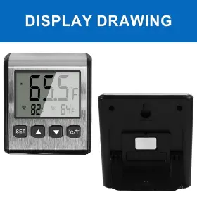 DA12000-1 DORHEA Fridge Refrigerator Thermometer Freezer Big #2