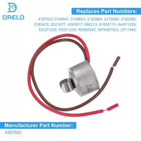 745499378017 DRELD Refrigerator Bimetal Defrost Thermostat #3