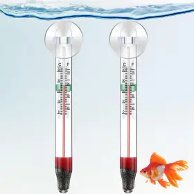 DR-DREYOO-1651 DREYOO Floating Aquarium Thermometers Glass