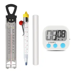 KT-0109 DUKARS Candy Thermometer Pot Clip Timer Pack