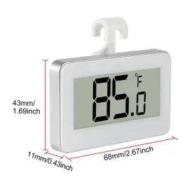 687117729880 DWEII Mini Refrigerator Fridge Thermometer Pack #3