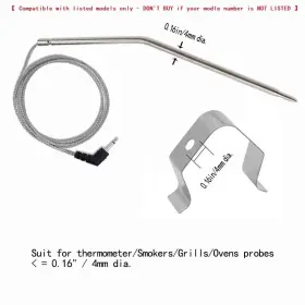 952056974757 EBASICS Grilling Bbq Meat Thermometer Probe #2