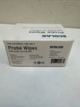 40807-02-11 ECOLAB Thermometer Probe Wipes Box #3