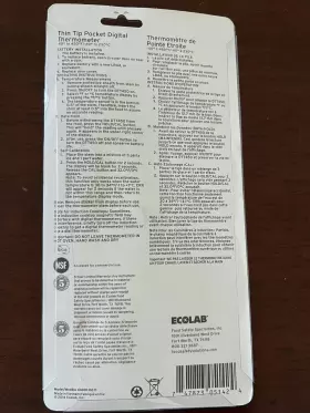 747873051431 ECOLAB Advanced Pocket Digital Meat Thermometer #2
