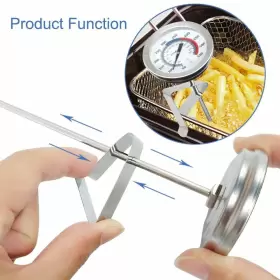 717015885828 EFENGCOOK Turkey Thermometer Pack Probe Pot Oil #3