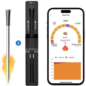 313107933936 EHIG Smart Wireless Meat Thermometer Bluetooth