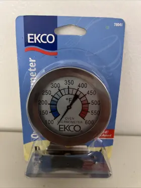 78041 EKCO Deluxe Oven Thermometer Secret Steel Baker #2