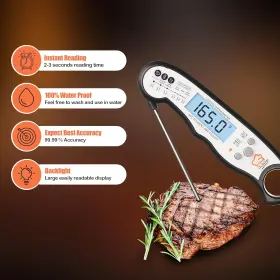 ELI8EDGE1023 ELI8EDGE Christmas Meat Thermometer Grill #2
