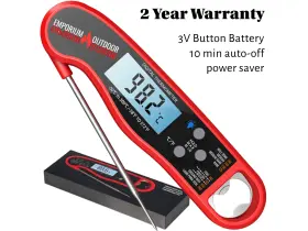 199284283473 EMPORIUM OUTDOOR Meat Thermometer Digital