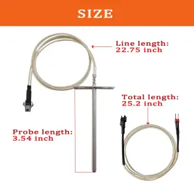7882856159729 ENTSONG Rtd Temperature Probe Sensor Pit Boss #3