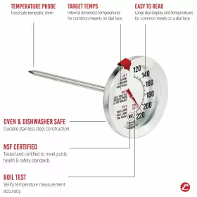 854202006007 ESCALI Steel Oven Safe Meat Thermometer #3