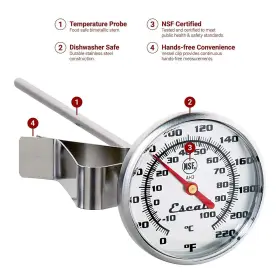 854202006045 ESCALI Nsf Dial Thermometer Clip #2