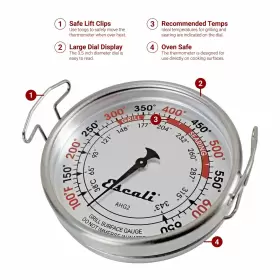 854202006090 ESCALI Steel Grill Thermometer Searing Zo #3