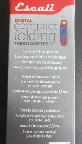 854202006915 ESCALI Folding Digital Thermometer #2