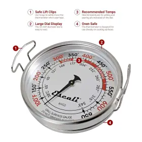 AHG1 ESCALI Nsf Grill Thermometer Ran #3