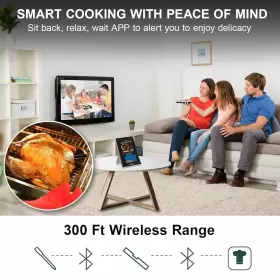 768351086134 ETITATO Wireless Meat Thermometer Remote Digital #2