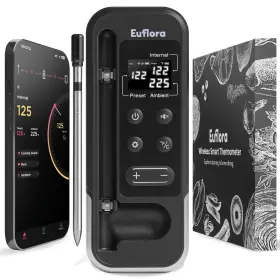 866235460551 EUFLORA Wireless Meat Thermometer Digital Probe