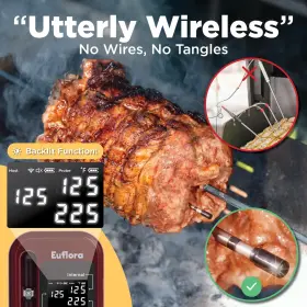 866235460568 EUFLORA Wireless Meat Thermometer Digital Probe #2