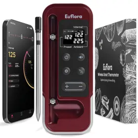 866235460568 EUFLORA Wireless Meat Thermometer Digital Probe