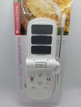 60141 EVERYDAY LIVING Digital Cooking Meat Thermometer Probe #2