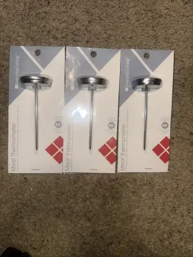 888777001945 EVERYDAY LIVING Steel Meat Thermometer