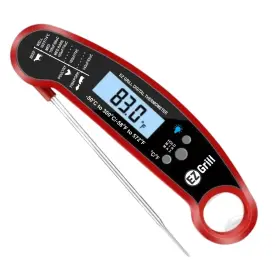 198715592283 EZ-GRILL Digital Meat Thermometer Temperature