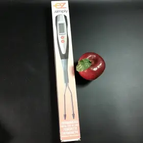 760265293346 EZ SIMPLY Thermometer Digital Fork Light Lcd