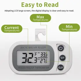 445054885877 FAHZON Digital Frigerator Thermometer Pack #3