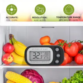742404250376 FAHZON Digital Frigerator Thermometer Pack Lcd #2