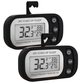 742404250376 FAHZON Digital Frigerator Thermometer Pack Lcd