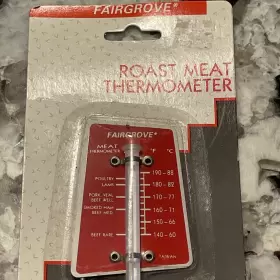 4511 FAIRGROVE Roast Meat Thermometer Cardboard #2