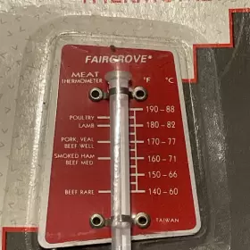 4511 FAIRGROVE Roast Meat Thermometer Cardboard #3