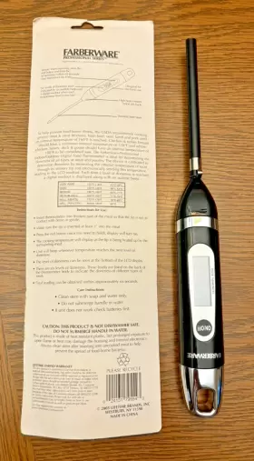 79554 FARBERWARE Barbecue Thermometer #2