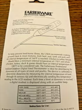 79554 FARBERWARE Barbecue Thermometer #3