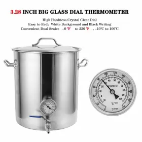 753210863445 FERRODAY Dial Probe Npt Steel Thermometer #2