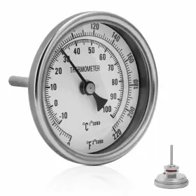 753210863445 FERRODAY Dial Probe Npt Steel Thermometer
