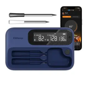 FNT-12-BW FITFLAVOR Wifi Wireless Meat Thermometer Smoker