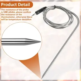 PELLET-05 FLUTESAN Waterproof Meat Temperature Probe Grill #3
