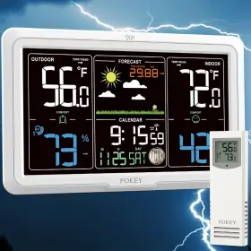 Q7-US FOKEY Weather Station Wireless Thermometer