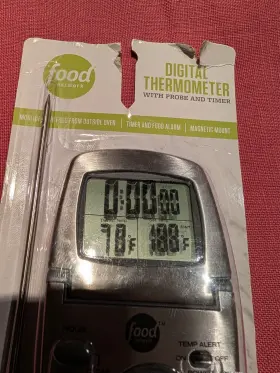 1478-32N FOOD NETWORK Digital Thermometer Probe Timer #2