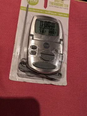 1478-32N FOOD NETWORK Digital Thermometer Probe Timer #3
