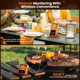 732133675397 FRTONYI Wireless Meat Thermometer Remote Probes #2