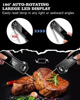 THERMOMETER180 FVFV Meat Thermometer Digital Accuracy #3